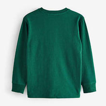 Load image into Gallery viewer, Forest Green Long Sleeve Cosy T-Shirt (3-12yrs)
