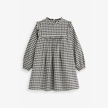 Load image into Gallery viewer, Black /White Gingham Check Dress (3-12yrs)

