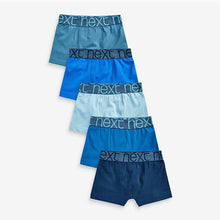 Load image into Gallery viewer, 5 Pack Blue Trunks (2-12yrs)
