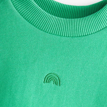 Load image into Gallery viewer, Bright Green Sweatshirt Soft Touch Jersey (3mths-5yrs)
