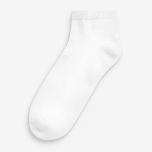 White Cushion Sole Trainer Socks 4 Pack (Women)