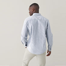 Load image into Gallery viewer, Blue Stripe Long Sleeve Shirt

