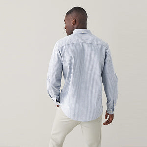 Blue Stripe Long Sleeve Shirt