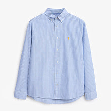 Load image into Gallery viewer, Blue Stripe Long Sleeve Shirt
