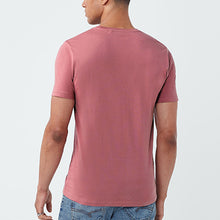 Load image into Gallery viewer, Soft Pink Slim Fit Essential Crew Neck T-Shirt
