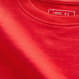 Red Long Sleeve Cosy T-Shirt (3-12yrs)