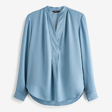 Load image into Gallery viewer, Dusty Blue  Overhead Blouse
