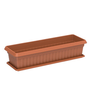 19" SMALL EXOTICA PLANTER WITH TRAY