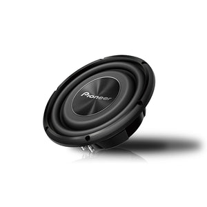 10" - 1200w Max Power, Single 4W Voice Coil, Rubber Surround - Shallow-mount Subwoofer