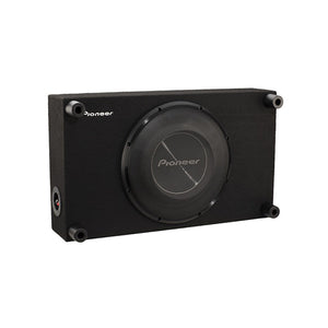 12" – 1500 W Max Power/ 400 W RMS, Single 2W Voice Coil, Rubber Surround - Shallow-Mount Pre-Loaded Enclosure Subwoofer