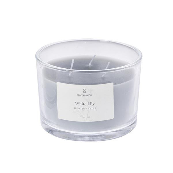 Aromatic candle 3 wicks White Lily