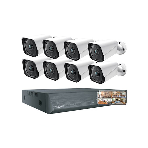 Toguard W208 8CH 1080P Wired DVR Security Surveillance Cameras