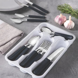 TRAMONTINA Tulum SS Cutlery Set & organizer tray (25 pcs)