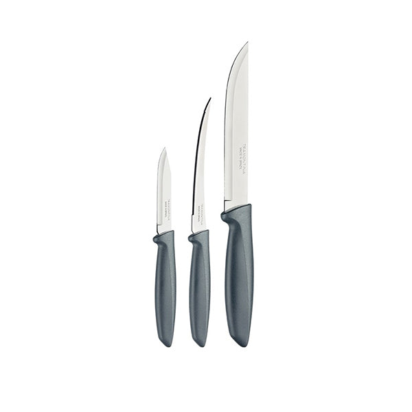 TRAMONTINA Knife Set with SS Blades 3(Pcs)