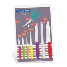 Load image into Gallery viewer, TRAMONTINA 8 Pcs Knife Set (blister packaging)
