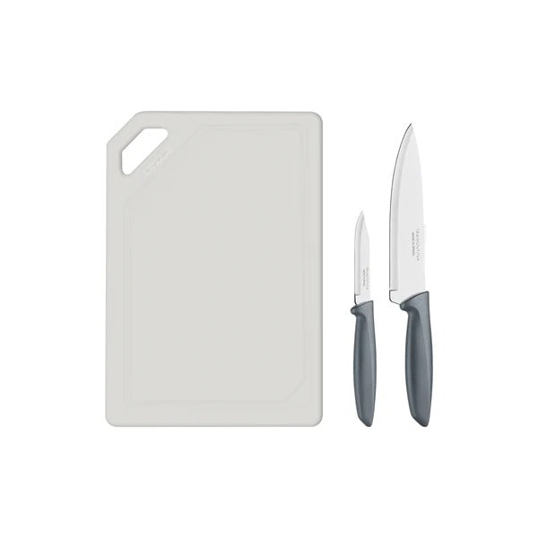 TRAMONTINA Meat and Vegetables Kit SS Blades & Cutting Board