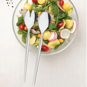 TRAMONTINA Set of 2pcs - Cosmos SS salad flatware set with high-gloss finish