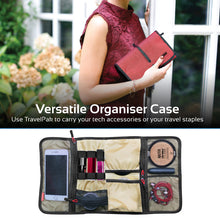 Load image into Gallery viewer, Multi-Purpose Travel Electronic Accessory Organizer Pouch
