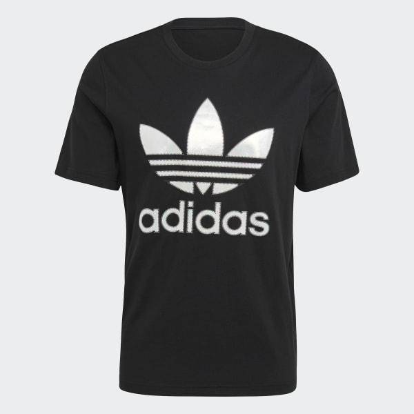 trefoil holographic t shirt