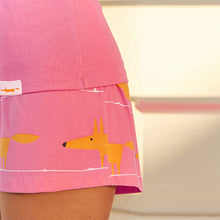 Load image into Gallery viewer, Pink Mr Fox Scion At Next Cotton Rich Pyjama Shorts Set
