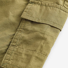 Load image into Gallery viewer, Olive Green Lined Cargo Trousers (3mths-5yrs)
