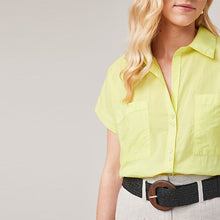 Load image into Gallery viewer, Yellow Short Sleeve Shirt
