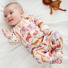 Load image into Gallery viewer, Pink / White Unicorn Baby Sleepsuits 3 Pack (0mth-18mths)
