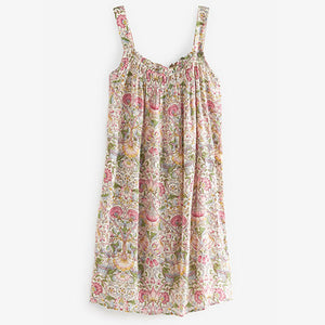 Wide Strap Cami Mini Dress