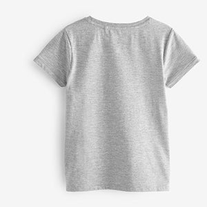 Grey Sequin Star T-Shirt (3-12yrs)