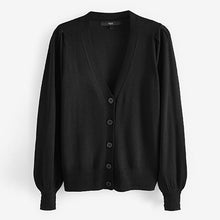 Load image into Gallery viewer, Black Button Cardigan
