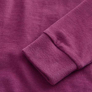 Plum Purple Long Sleeve Cosy T-Shirt (3-12yrs)