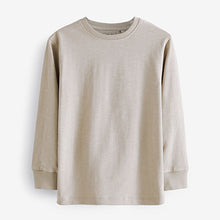 Load image into Gallery viewer, Cement Natural Long Sleeve Cosy T-Shirt (3-12yrs)
