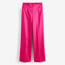 Load image into Gallery viewer, Pink Satin Super Wide Leg Trousers
