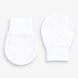Blue Elephant 3 Pack Baby Scratch Mitts