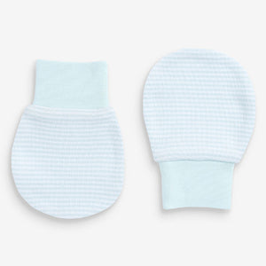 Blue Elephant 3 Pack Baby Scratch Mitts