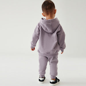 Lilac Purple Next Soft Touch Jersey Hoodie (3mths-5yrs)