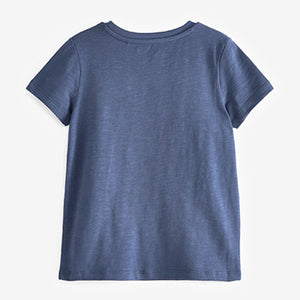 Blue Unicorn Sequin Short Sleeve T-Shirt (3-12yrs)