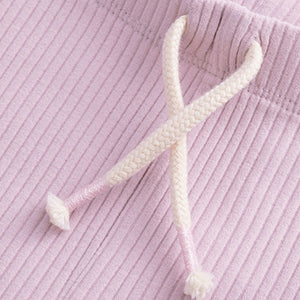 Pink Rib Jersey Leggings (3mths-6yrs)