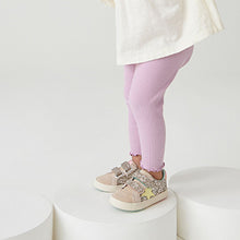 Load image into Gallery viewer, Pink Rib Jersey Leggings (3mths-6yrs)
