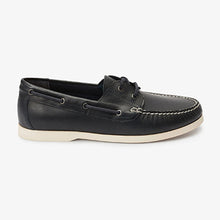 Load image into Gallery viewer, Navy Blue Boat Shoes

