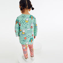 Load image into Gallery viewer, Green/Orange Miffy Cotton T-Shirt And Leggings Set (3mths-6yrs)
