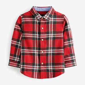 Red Tartan  Check Shirt (3mths-6yrs)
