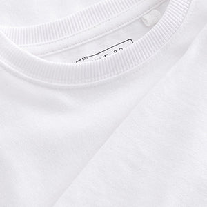 White Long Sleeve Cosy T-Shirt (3-12yrs)