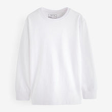 Load image into Gallery viewer, White Long Sleeve Cosy T-Shirt (3-12yrs)
