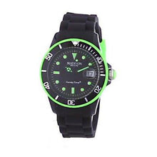 Load image into Gallery viewer, UNISEX QA CANDY TIME BLACK LIGHT NEON GREEN WATCH - Allsport
