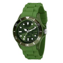 Load image into Gallery viewer, UNISEX QA CANDY TIME SILICON OLIVE WATCH - Allsport
