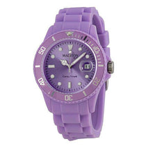 Load image into Gallery viewer, UNISEX QA CANDY TIME SILICON SEASHELL PURPLE WATCH - Allsport
