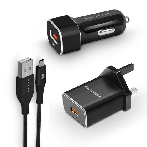 Ultra-Fast USB-CTM Charging Kit with Qualcomm® Quick Charge 3.0 - Allsport
