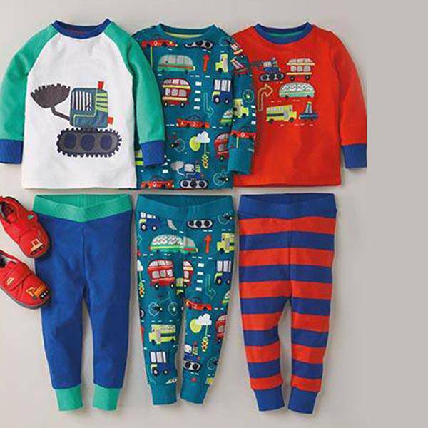 3 Pack Snuggle Pyjamas (9mths-7yrs) - Allsport