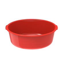 Load image into Gallery viewer, 12&quot; ROUND PLASTIC BASIN TUB 6L
